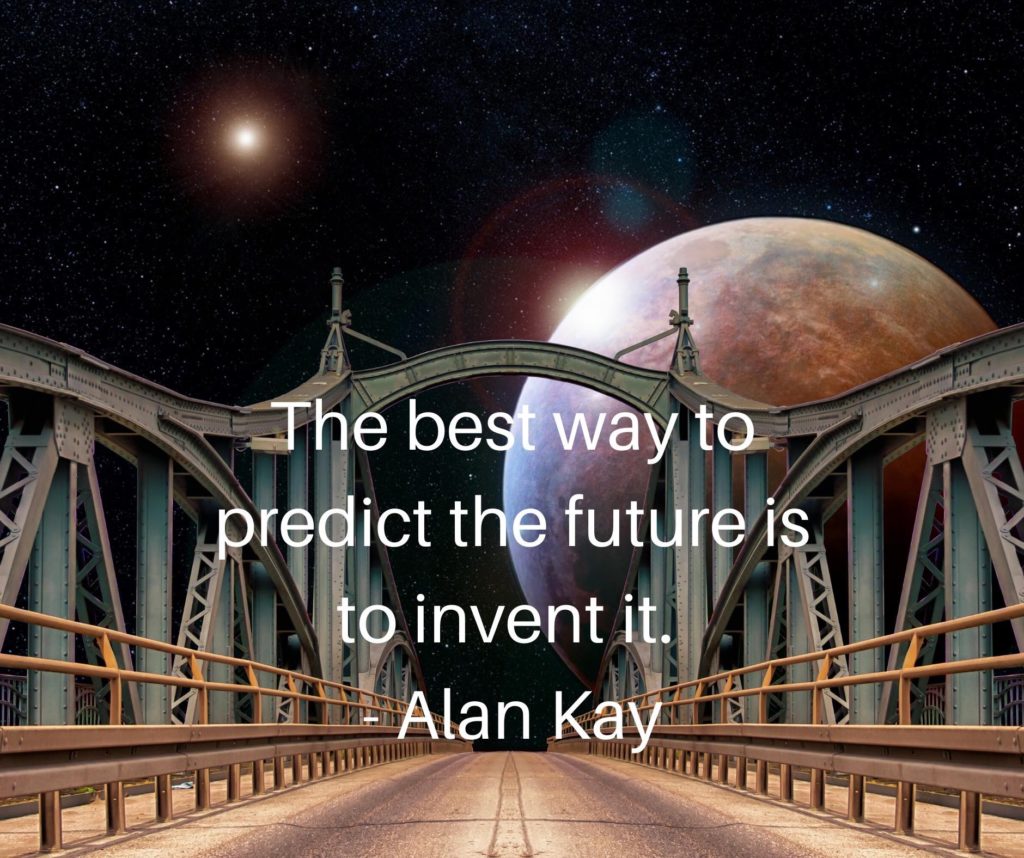 Technology quote about predicting the future from Alan Kay 