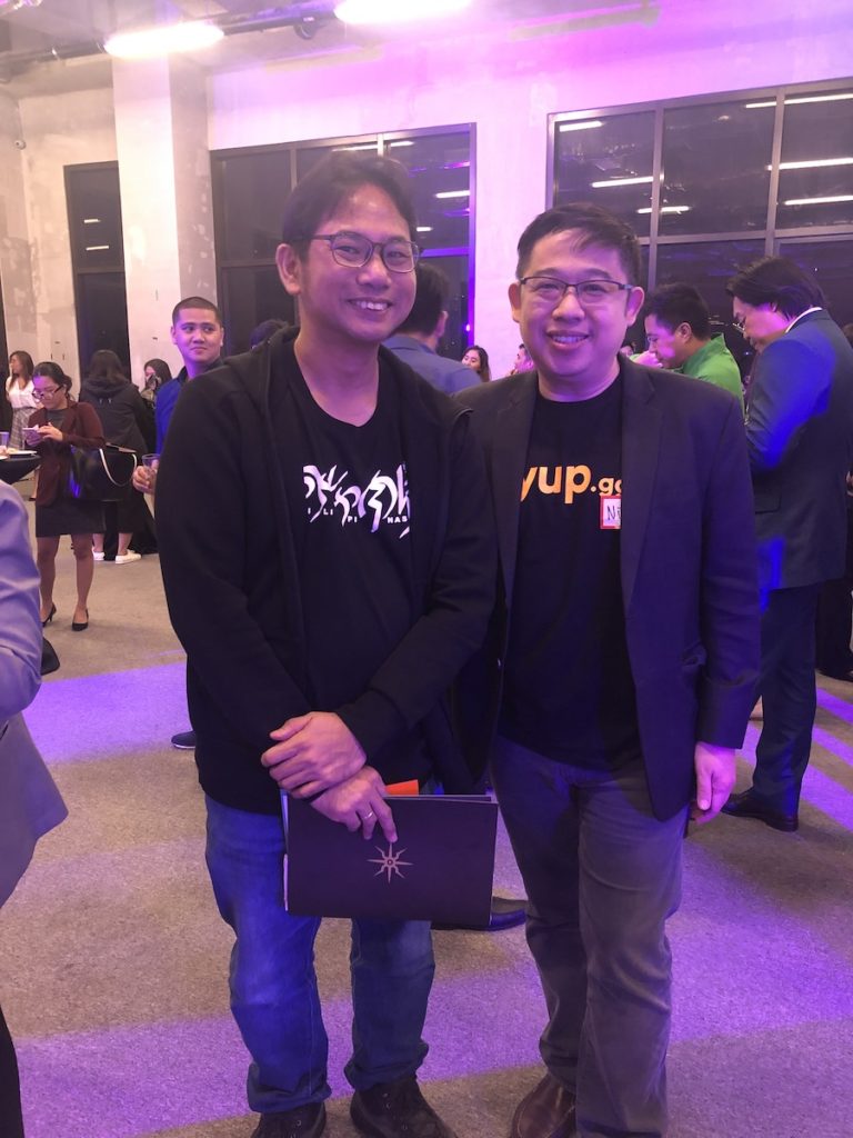 The author with yup.gg CFO and Co-Founder Nic Khoo