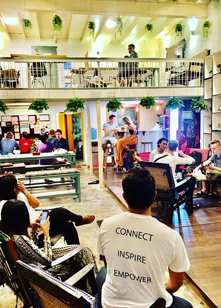 The Draper Startup House hostel in Yangon is the first hostel for startups, entrepreneurs, and digital nomads in Myanmar.