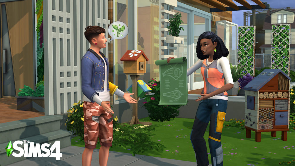 Embrace the sustainable lifestyle in The Sims 4 Eco Lifestyle Expansion Pack. 