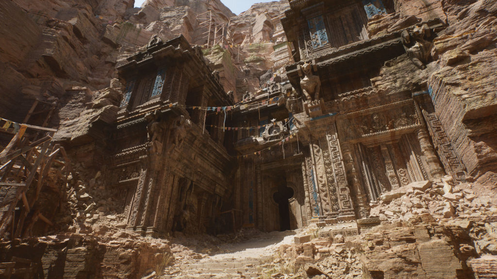 Screenshot from Unreal Engine 5 demo 