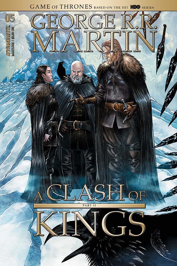 George R.R. Martin’s A Clash of Kings #5 Cover A by Mike Miller. Image credit: Dynamite Entertainment