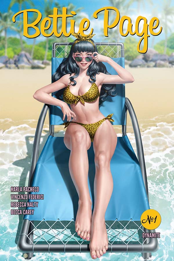 Bettie Page (Vol. 4) #1 Cover A by Junggeun Yoon. Image credit: Dynamite Entertainment