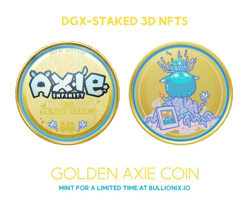 Digix, creator of the world’s first asset-backed digital gold token, today announced it has partnered with Vietnam-based Axie Infinity.