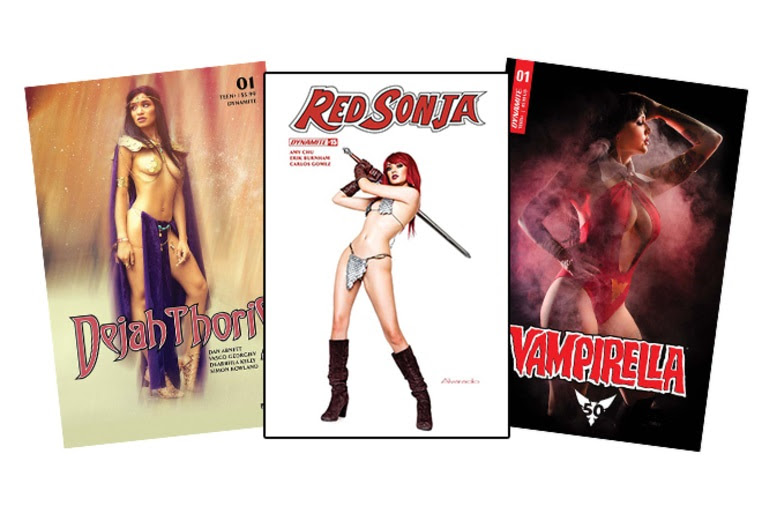 Dynamite Entertainment is paying tribute to the cosplayers that have graced its covers and offering fans the chance to celebrate cosplay with them. Image credit: Dynamite Entertainment 