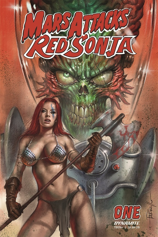 Dynamite Entertainment presents Mars Attacks Red Sonja! and the world will never be the same. Image credit: Dynamite Entertainment