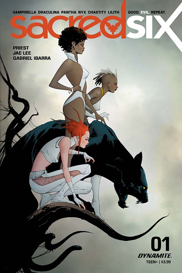 Sacred Six #1 Cover A by Jae Lee. Image credit: Dynamite Entertainment