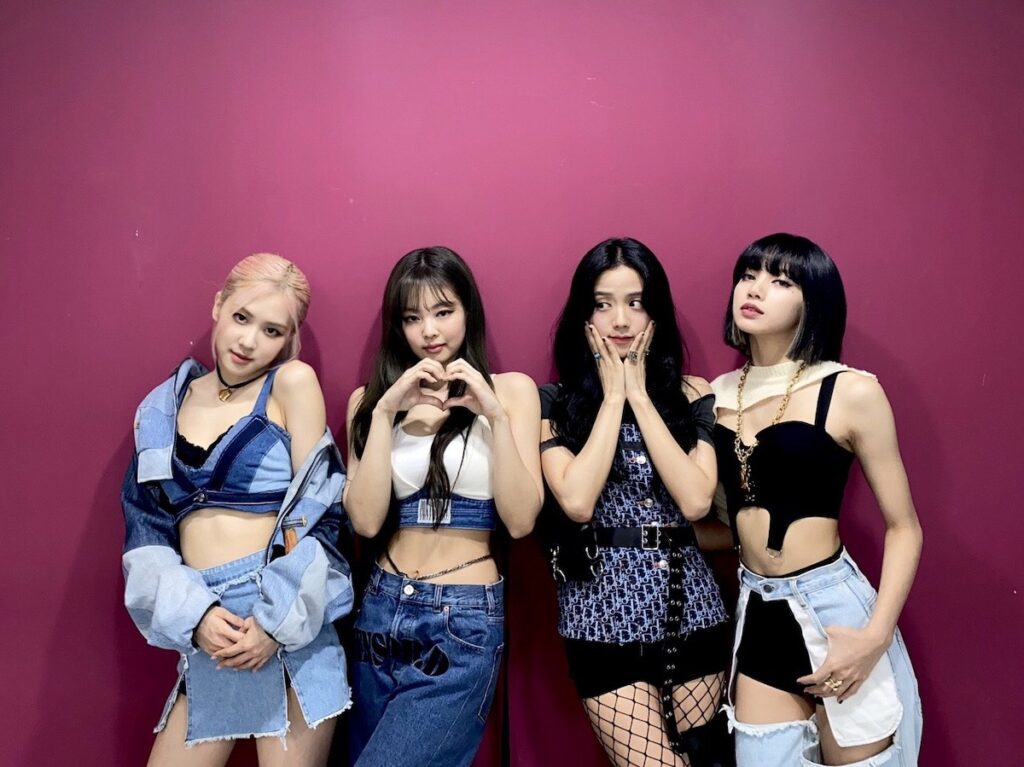 On the Oct. 10 episode of Show! Music Core, BLACKPINK performed "Lovesick Girls" and "Pretty Savage" for the first time in public. "Lovesick Girls" is the title track of the BLACKPINK album. Image credit: YG Entertainment