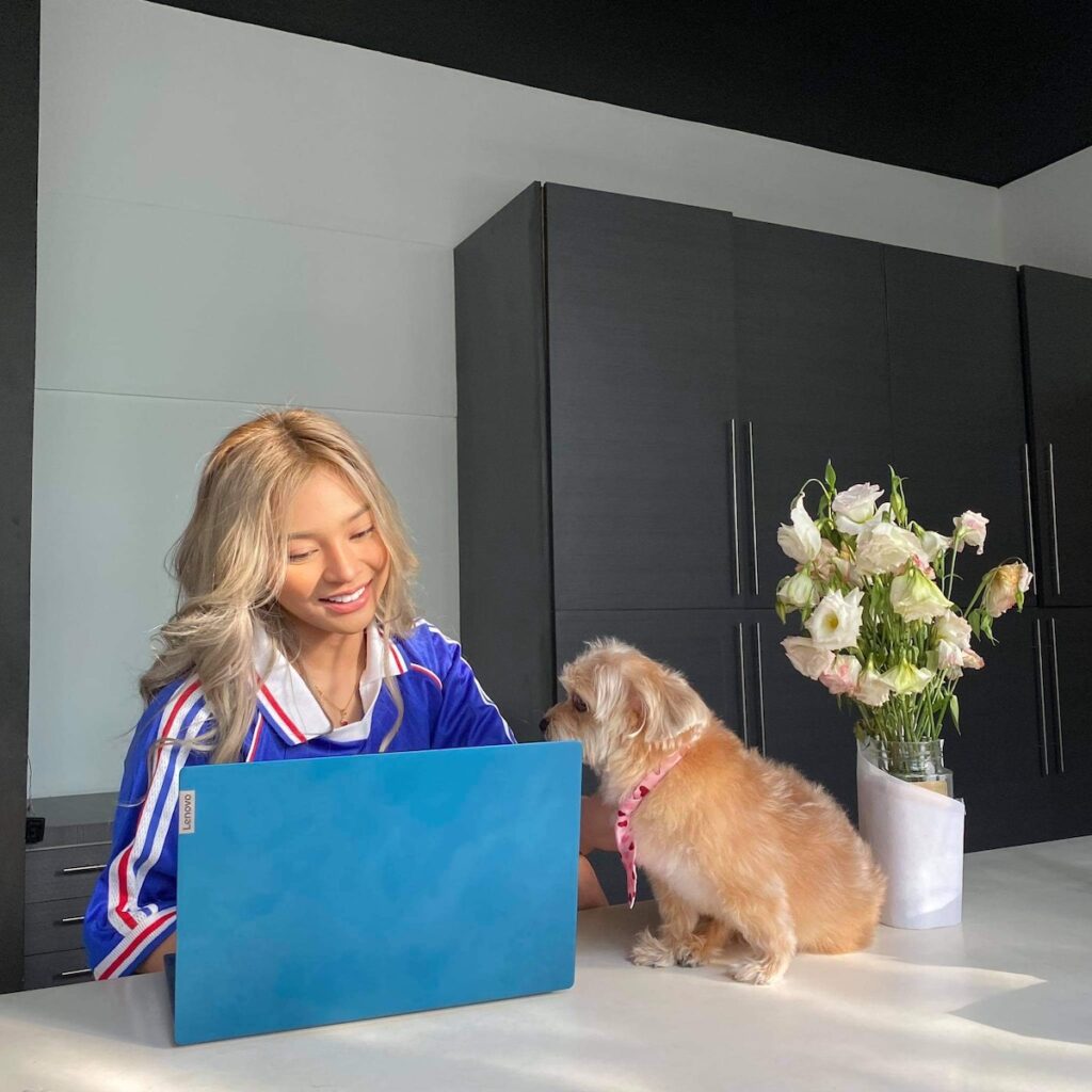 Lenovo IdeaPad ambassador Christine Samson has more than a million followers on TikTok.