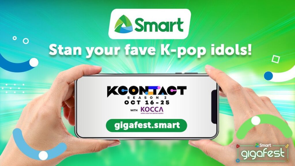 K-pop fans in the Philippines will be able to watch the KCON:TACT 2020 Season 2 virtual festival via Smart Communications's GigaFest.Smart.