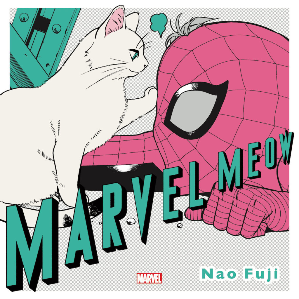 Make Mine Marvel manga! Marvel Comics and VIZ Media are collaborating for the first time, kicking things off with the manga Marvel Meow, which features Captain Marvel’s cat, Chewie. Image credit: VIZ Media