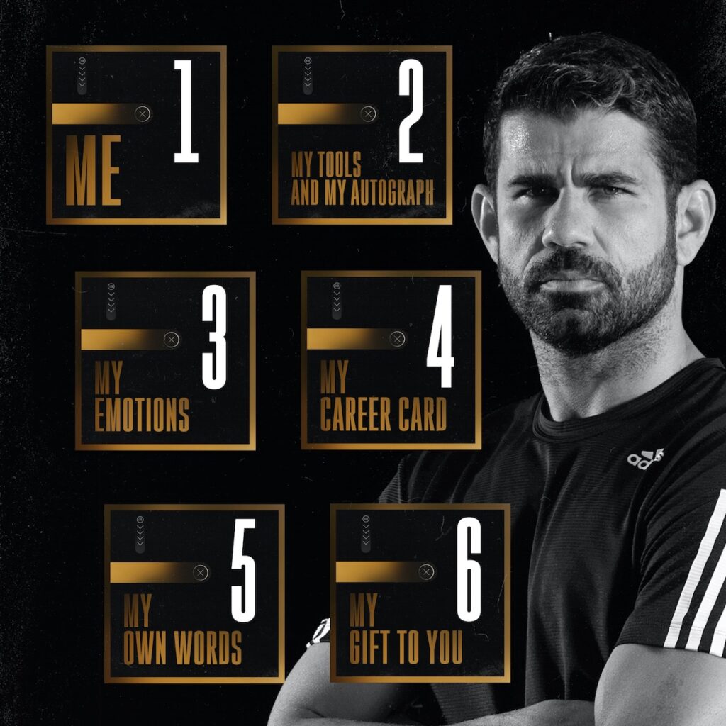 Diego Costa is one of the global football champions featured in this NFT collection. Image credit: Zilliqa