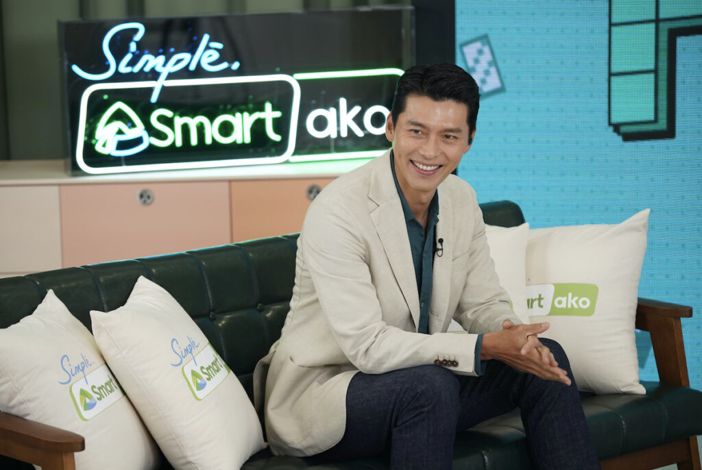 ‘Crash Landing on You’ star Hyun Bin at Smart Hallyu Hangouts. Image credit: Smart 